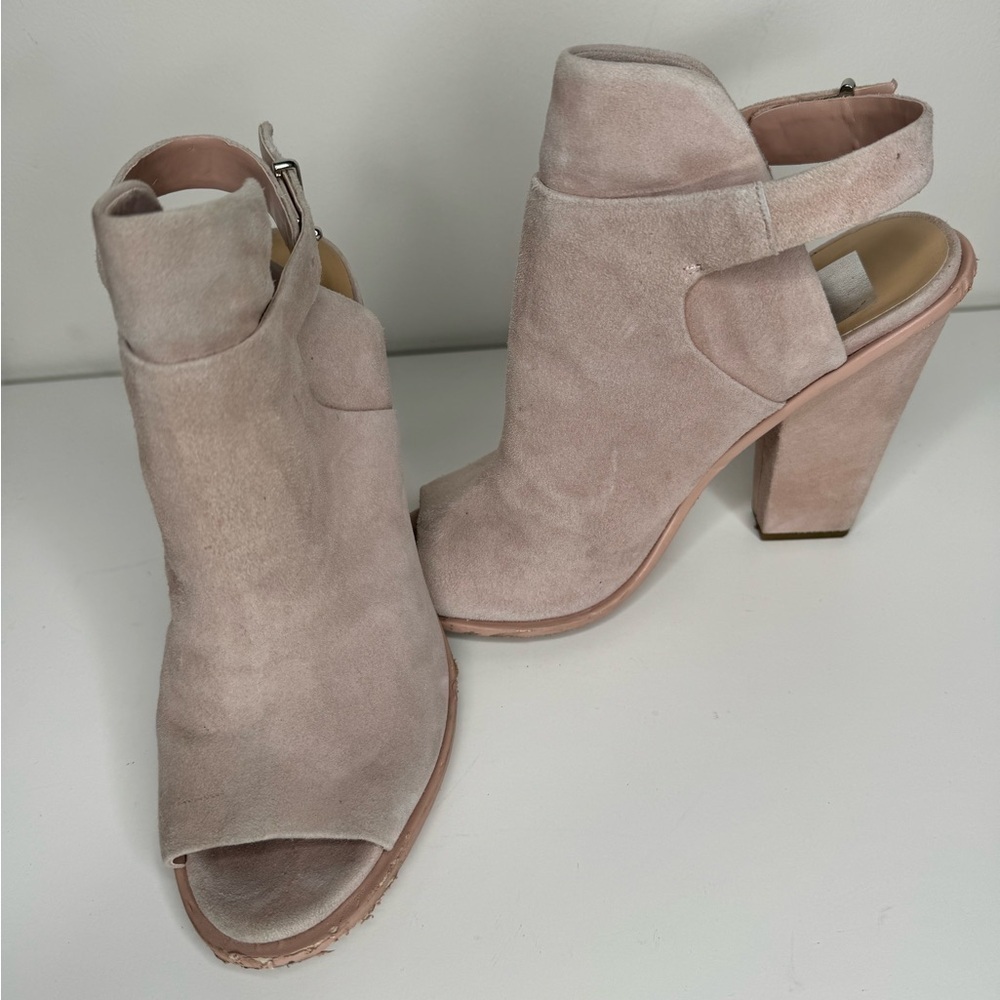 Dolce Vita Women's Taupe Suede Ankle Boots Sz 8